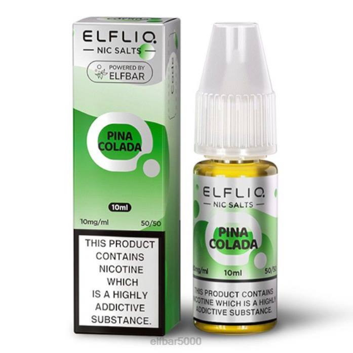 Elfbar elfliq nic druskos - Pina Colada - 10ml-20 mg/ml- ELF BAR Bc5010 Lietuva V20N176