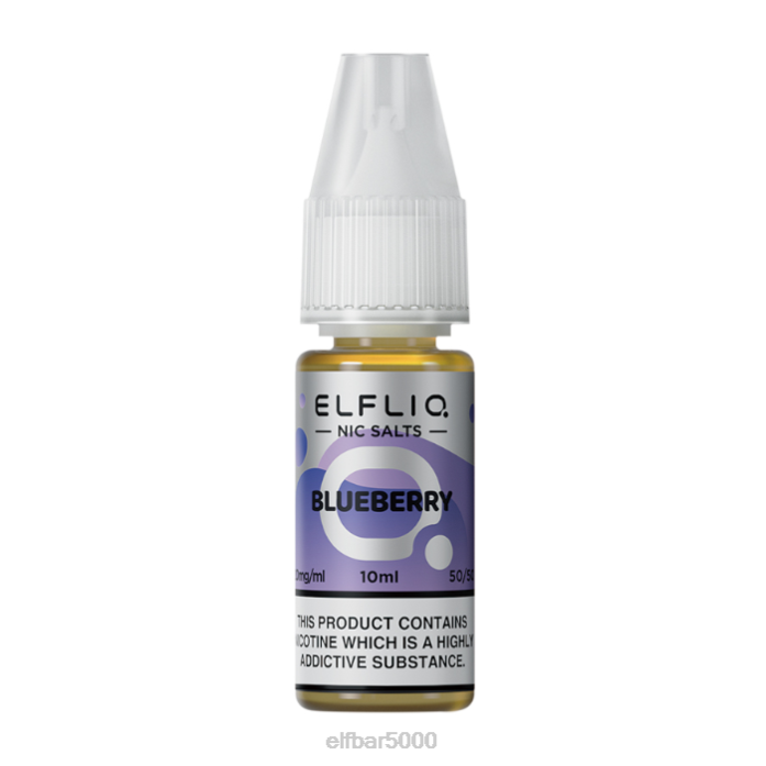 elfbar elfliq mėlynių nic druskos - 10ml-20 mg/ml- ELF BAR Pods V20N216