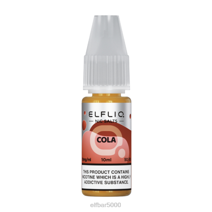 elfbar elfliq nic druskos - kola - 10ml-20 mg/ml- ELFBAR Kaina V20N195