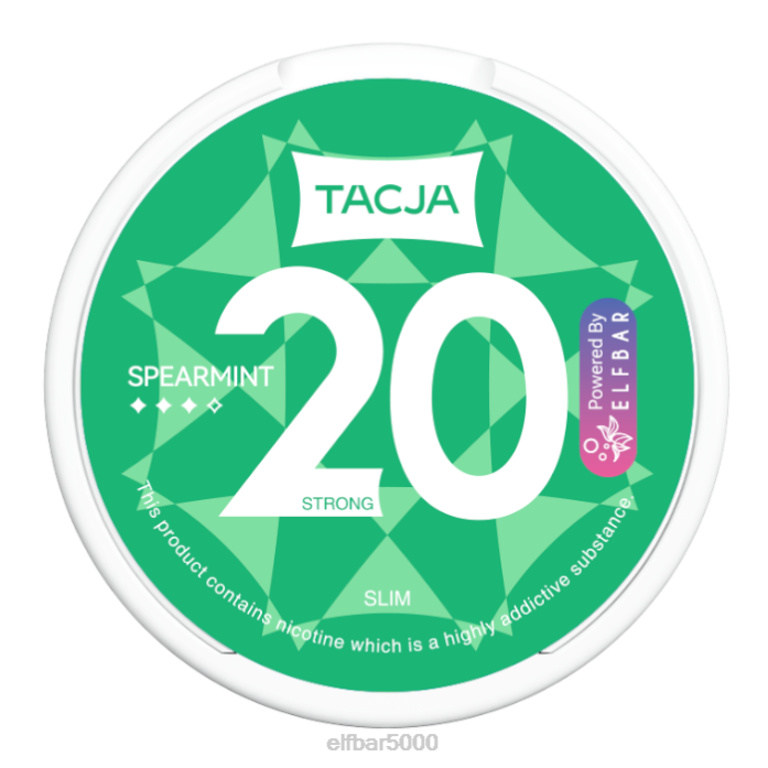 elfbar tacja nikotino maišelis - šaltmėtė - 1 vnt.-18 mg/g- ELF BAR V16 V20N226