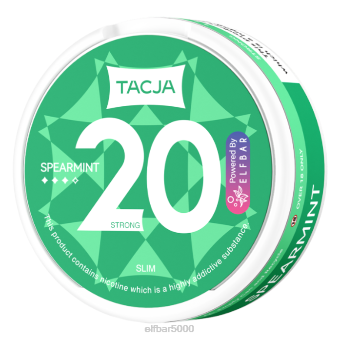 elfbar tacja nikotino maišelis - šaltmėtė - 1 vnt.-18 mg/g- ELF BAR V16 V20N226