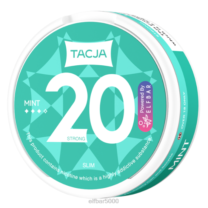 elfbar tacja nikotino maišelis - mėtų - 1vk-20mg/g- ELF BAR Skoniai V20N233