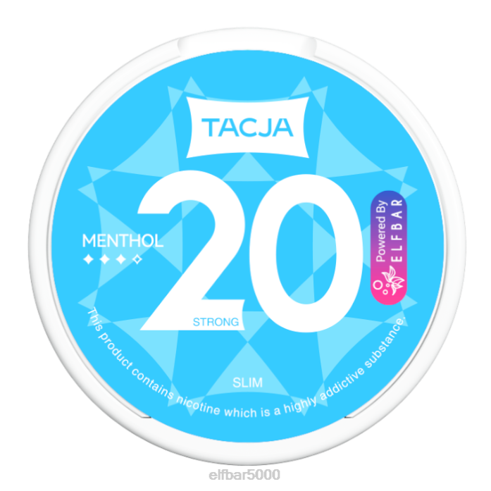 elfbar tacja nikotino maišelis - mentolis - 1pk-18mg/g- ELF BAR 5013 V20N222