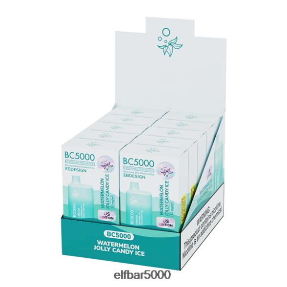 ELFBAR arbūzas jolly ice eb bc5000 vartotojas – vienvietis4B22J63 - ELF BAR Disposable Pods