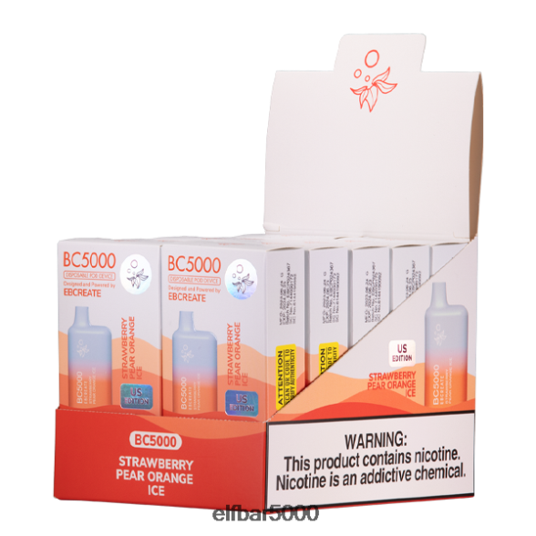 ELFBAR braškių kriaušių apelsinų ledas bc5000 vartotojas - 40mg - vienas4B22J20 - ELFBAR Lithuania