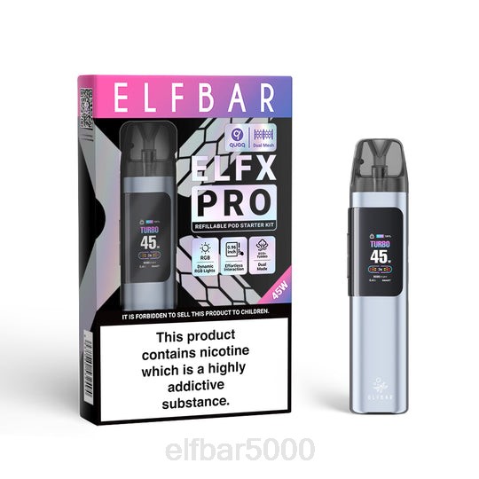 Elfbar Lithuania - ELFBAR ELFX Pro Atidaryti pod įrenginį juodas 668B5
