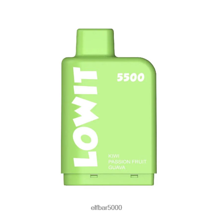 ELFBAR iš anksto užpildytas pod lowit 5500 išpūtimų 2%nic kivi pasifloros gvajava 6T86DN139 - ELF BAR 5006 Kaina