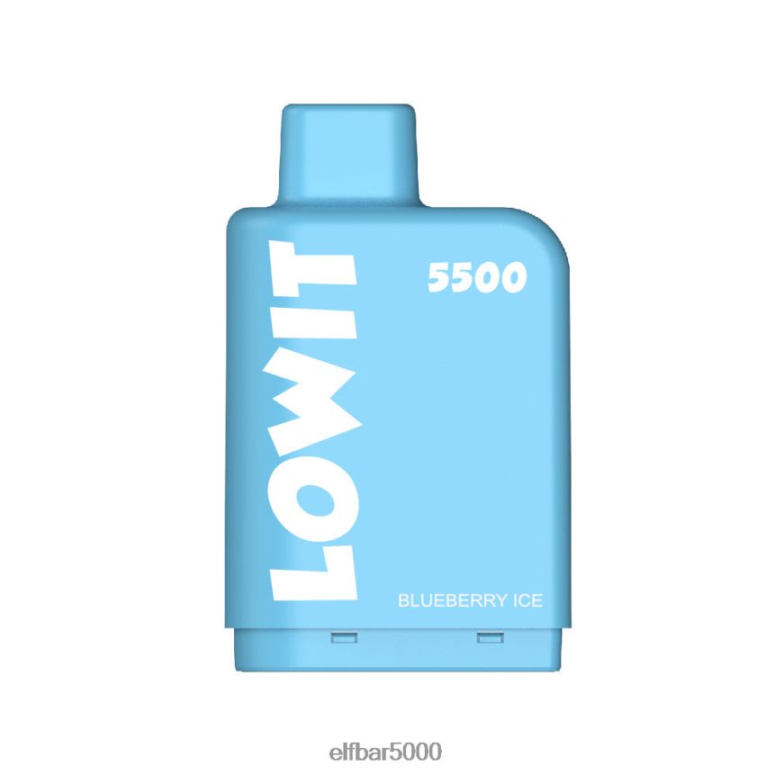 ELFBAR užpildytas pod rinkinys lowit 5500 2%nic mėlynių ledų 6T86DN123 - ELF BAR Lithuania