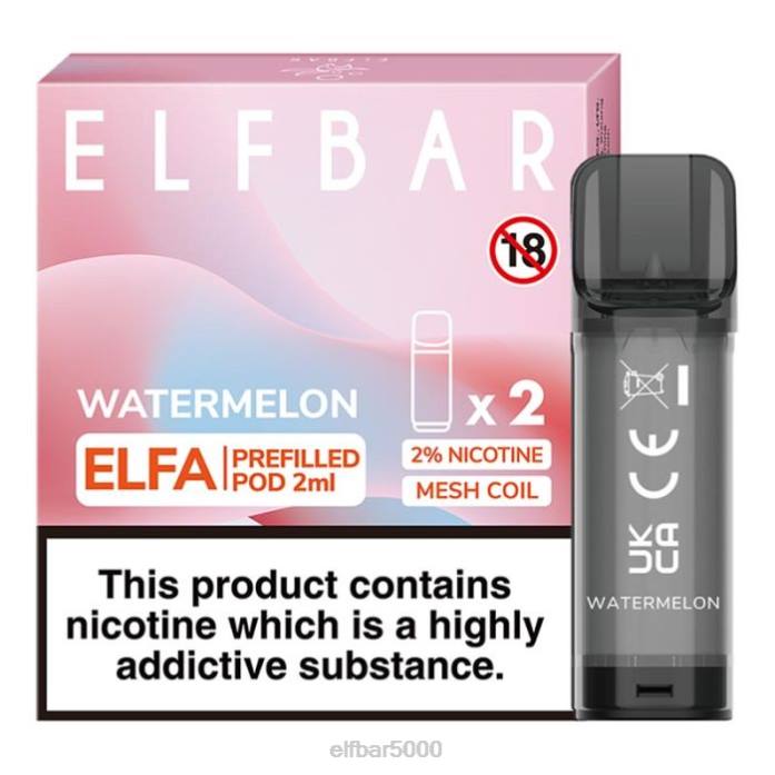 elfbar elfa užpildyta ankštis - 2ml - 20mg (2 pakuotės) braškiniai ledai 🍦 - ELFBAR Kaina V20N115
