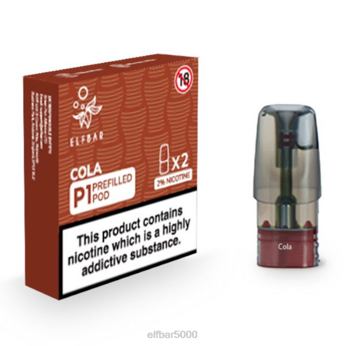 elfbar mate 500 p1 užpildytų ankščių - 20 mg (2 pakuotės) kolos - ELF BAR Lithuania V20N148