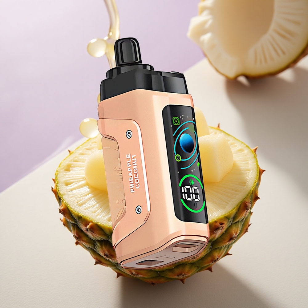 Razz Bar 45000 Puffs Ananasas Kokosas 1.0 Ohm Tinklinė Ritė 650 mAh