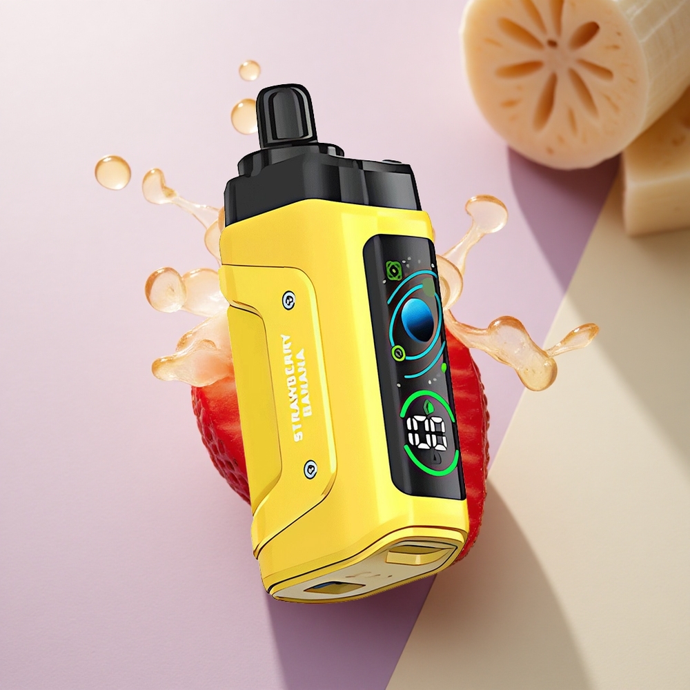 Razz Bar 45000 Puffs Braškinis Bananas Tipo-C 650mAh 20mg nikotino