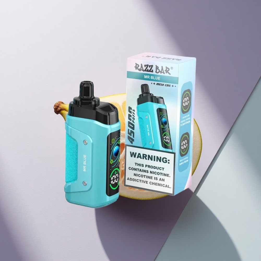 Razz Bar 45000 Puffs Mėlynasis Tipo-C 20 mg nikotino