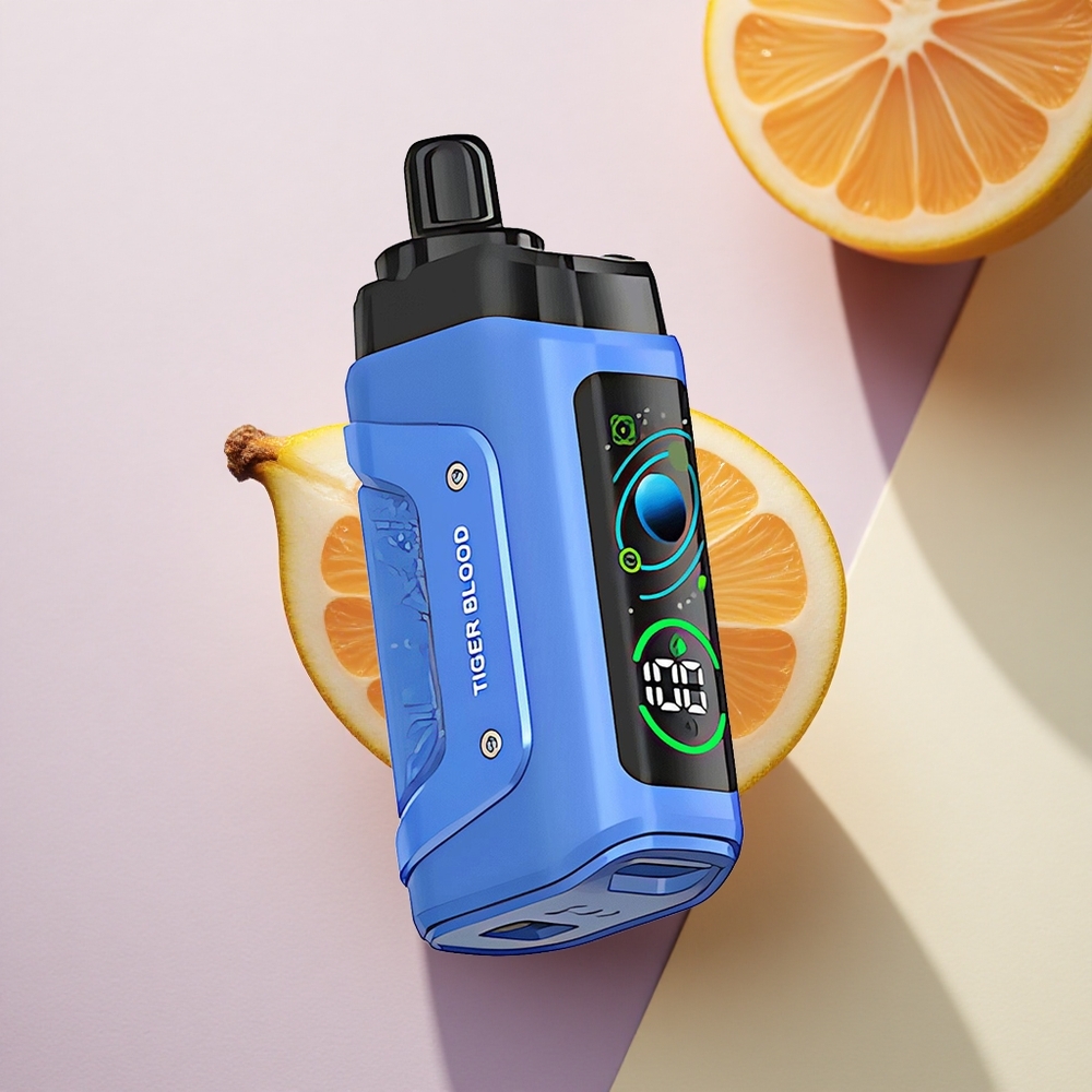 Razz Bar 45000 Puffs Tigro Kraujas Su 20 mg/ml Nikotino ir 650 mAh