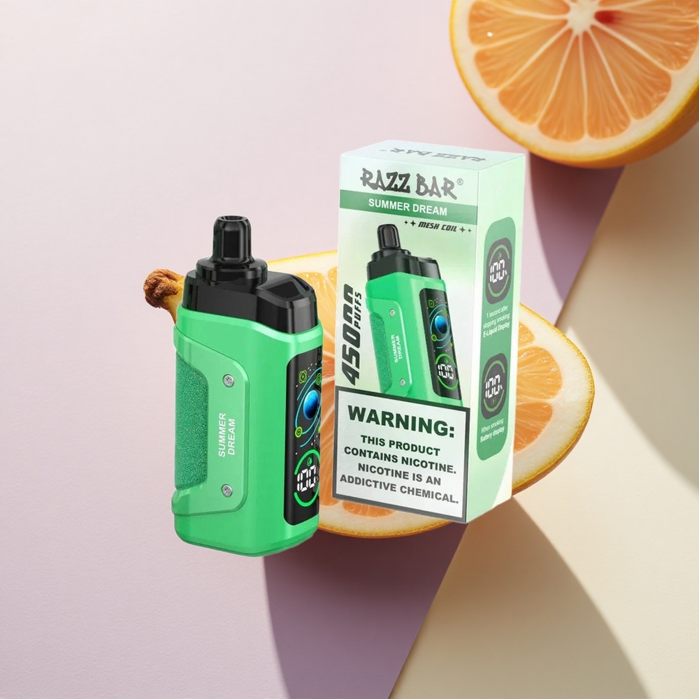 Razz Bar 45000 Puffs Vasaros Sapnas su 20 mg/ml nikotino ir 650 mAh