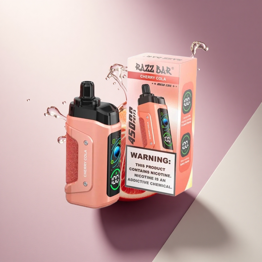 Razz Bar 45000 Puffs Vyšnių Kolos Tipo-C 650mAh