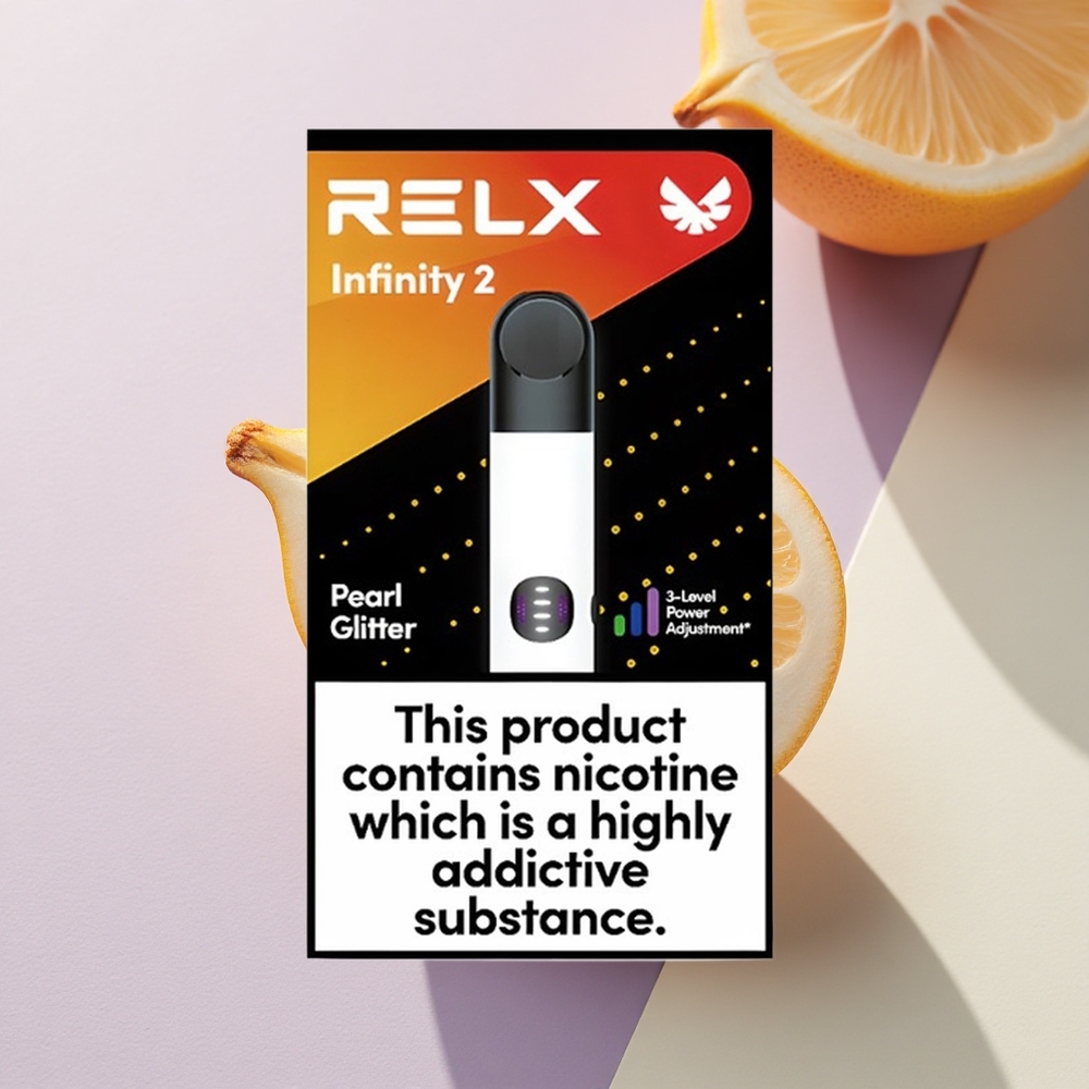 Relx Infinity 2 Vape Device Perlo milteliai su 440mAh ir USB Type-C