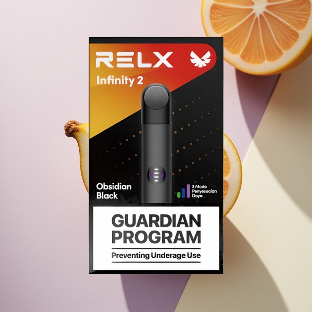 Relx Infinity 2 Vape Device Tamsusis Asteroidas 440mAh USB-C