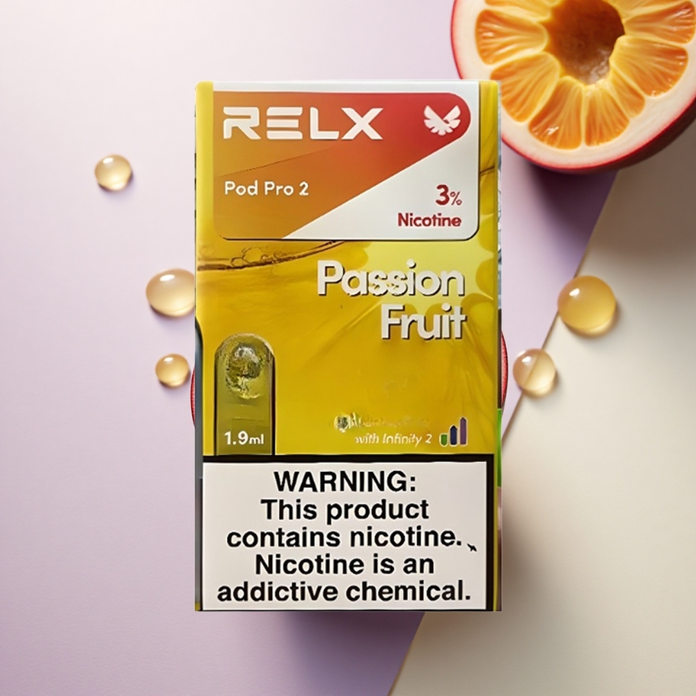 Relx Pod Pro 2 Vape Device Marškininis Vaisius 30mg/ml nikotino, 1.9ml, 3 įpakavimo variantai