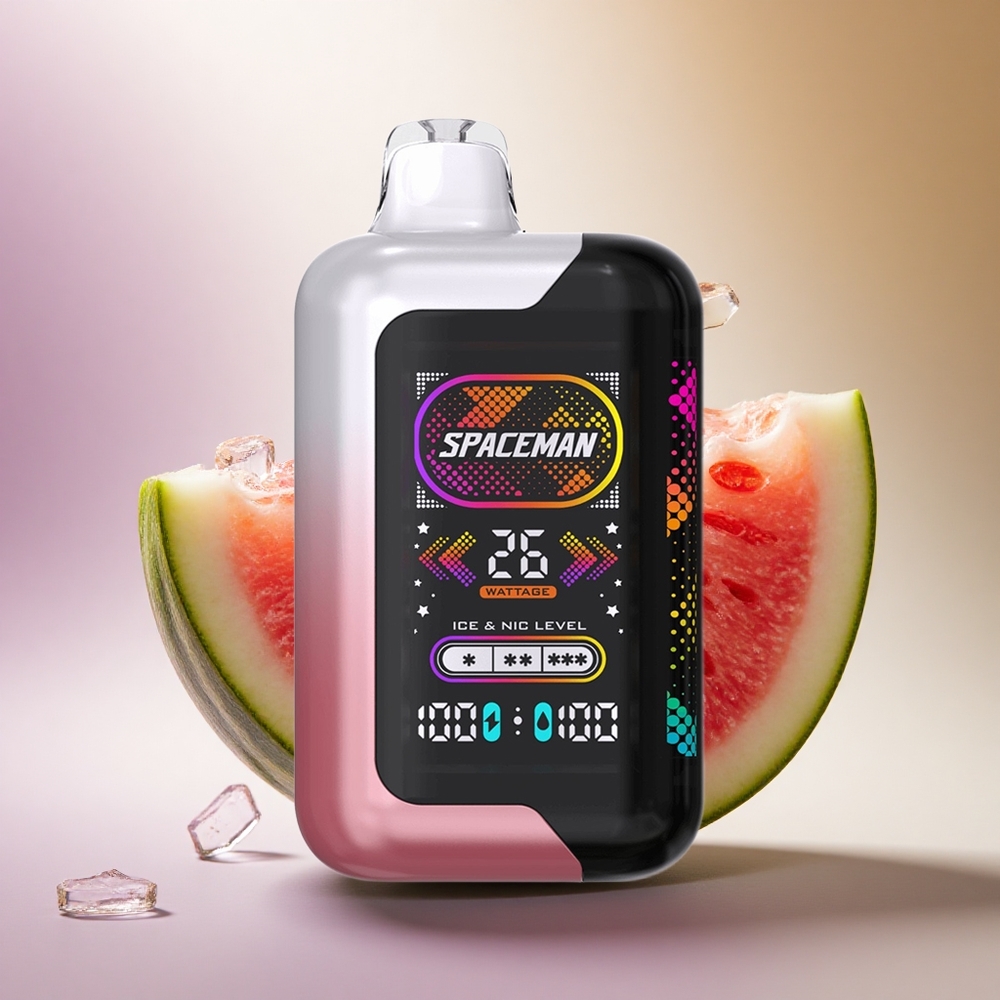 SMOK SPACEMAN SP40000 Puffs Arbūzo Ledas 20ml 50mg nikotino 1000mAh