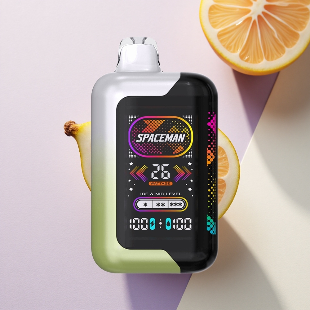 SMOK SPACEMAN SP40000 Puffs Baltų vynuogių ledas 50mg nikotino 20ml