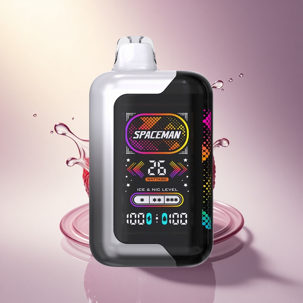 SMOK SPACEMAN SP40000 Puffs Juodoji Gervuogė 20ml 50mg nikotino