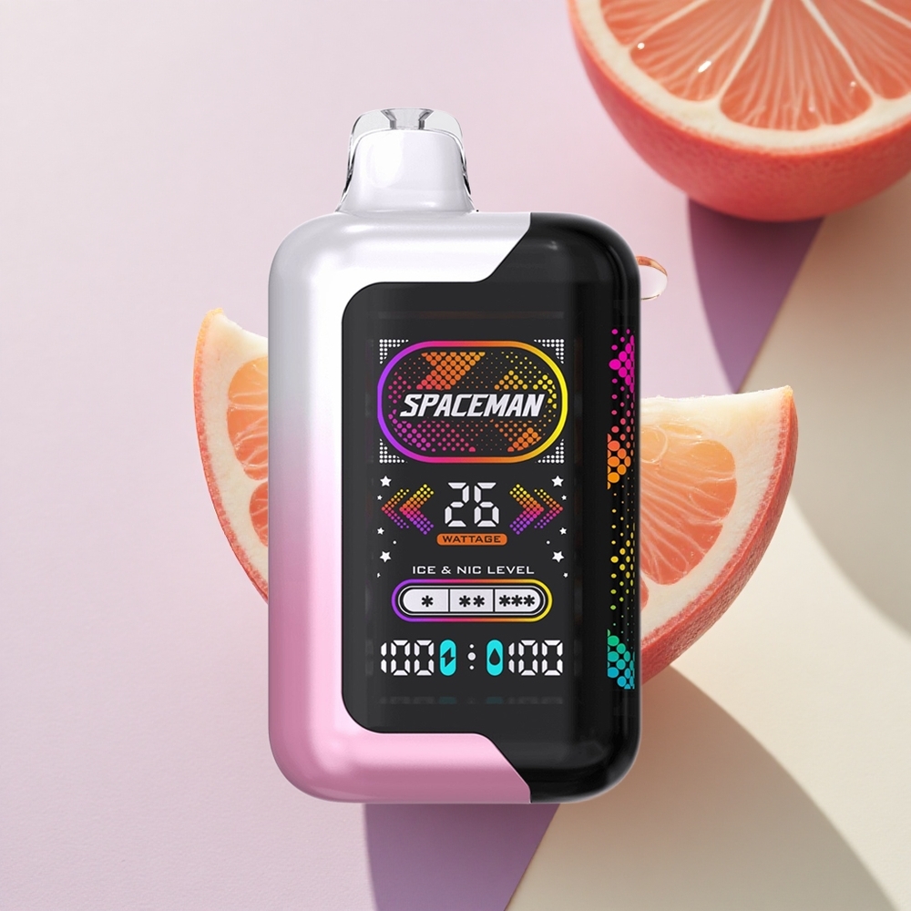 SMOK SPACEMAN SP40000 Puffs Rožinis Limonadas 1000mAh 50mg nikotino