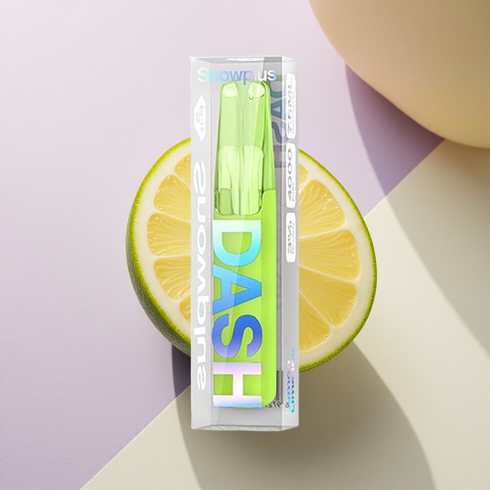 Snowplus Dash 4000 Puffs Citrinų Laimeių Ledas su 530 mAh ir Keraminis Garintuvas