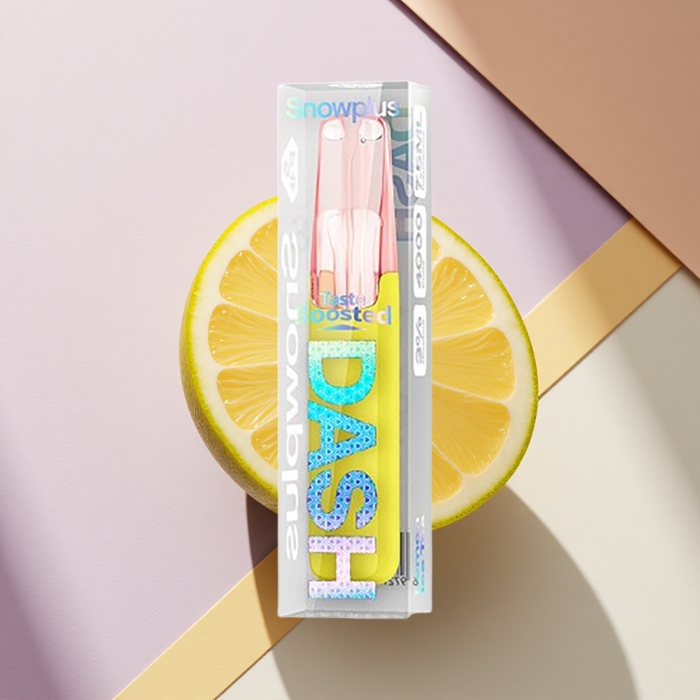 Snowplus Dash 4000 Puffs Citrinų Ledų Arbata su Keramine Atomizatoriumi ir 530 mAh