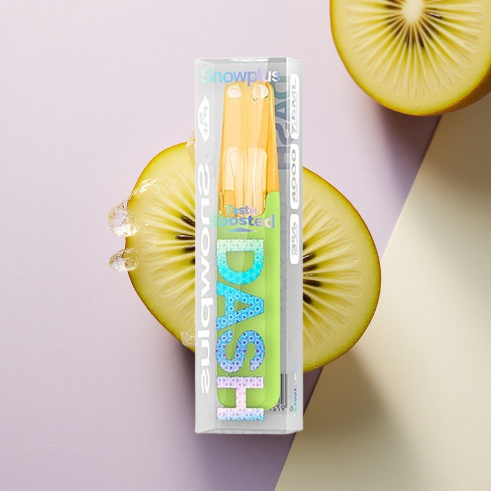 Snowplus Dash 4000 Puffs Kiwių Ledas 530 mAh Ceraminis