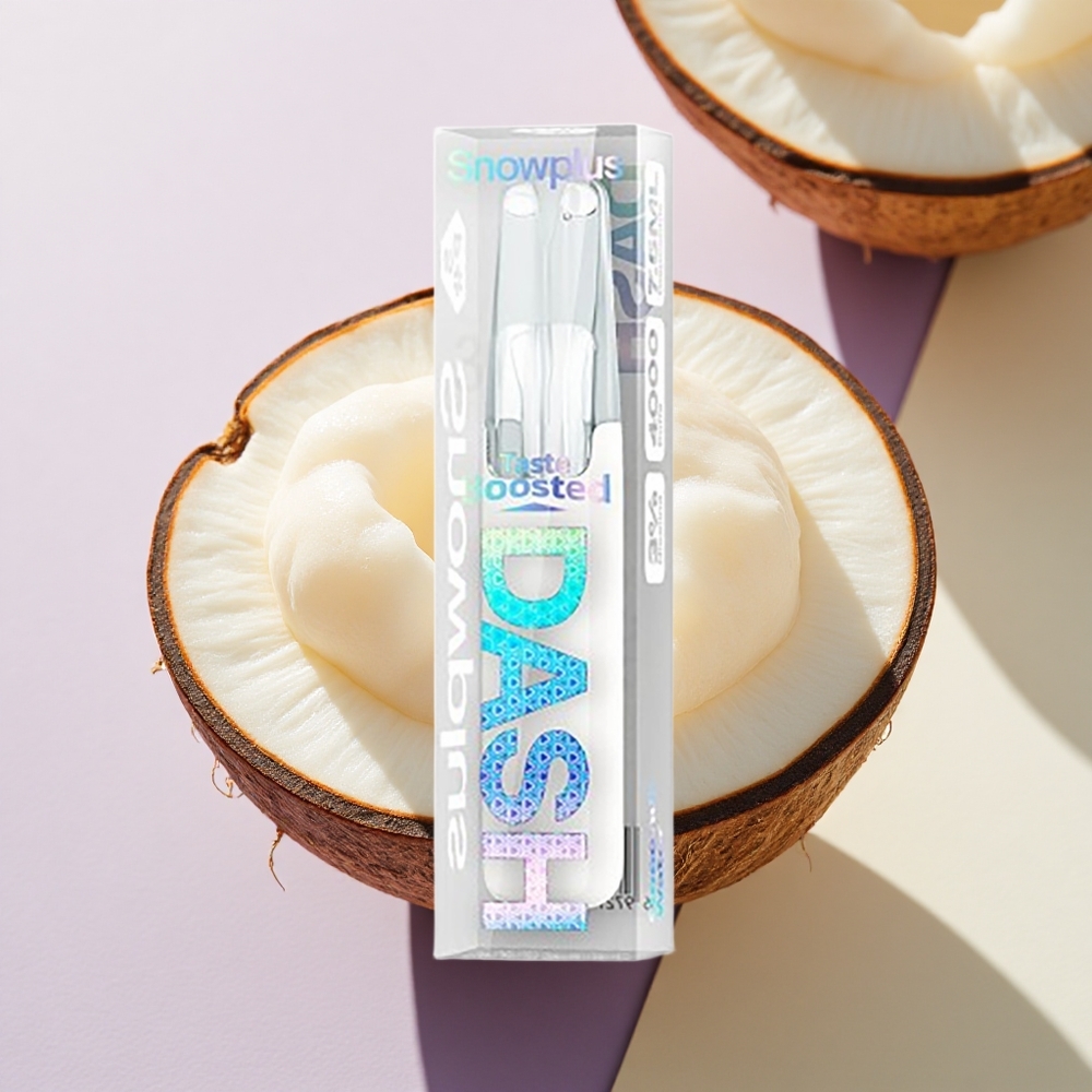 Snowplus Dash 4000 Puffs Kokoso Vanduo 530 mAh Ceraminis