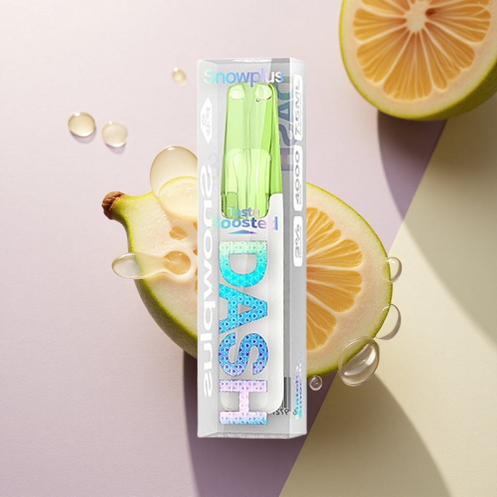 Snowplus Dash 4000 Puffs Matcha Sultanas su 530 mAh ir Keraminis Atomizeris