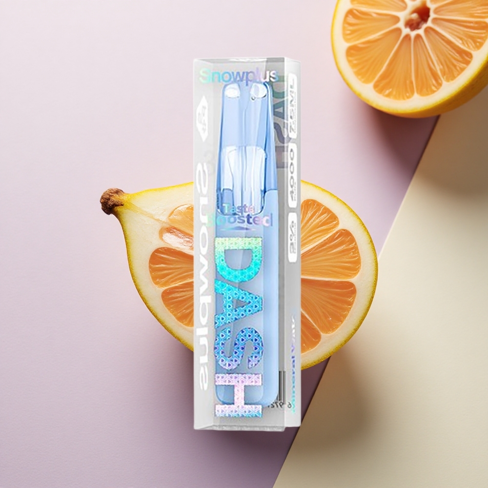 Snowplus Dash 4000 Puffs Mineralinis Vanduo Keraminis 530 mAh 3% Nikotino