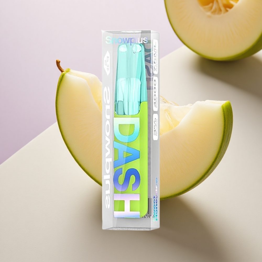 Snowplus Dash 4000 Puffs Saldus Melionas su Keramika ir 530 mAh