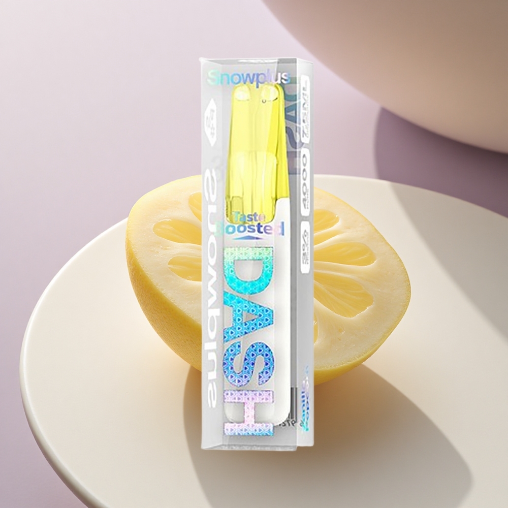 Snowplus Dash 4000 Puffs Vanilinė spragtė su keraminiu garintuvu ir 530 mAh