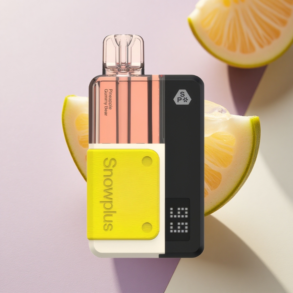 Snowplus Swift 15000 Puffs Pod Kit Ananasinis Guminukas su 1000 mAh ir Dvigubu Tinklu