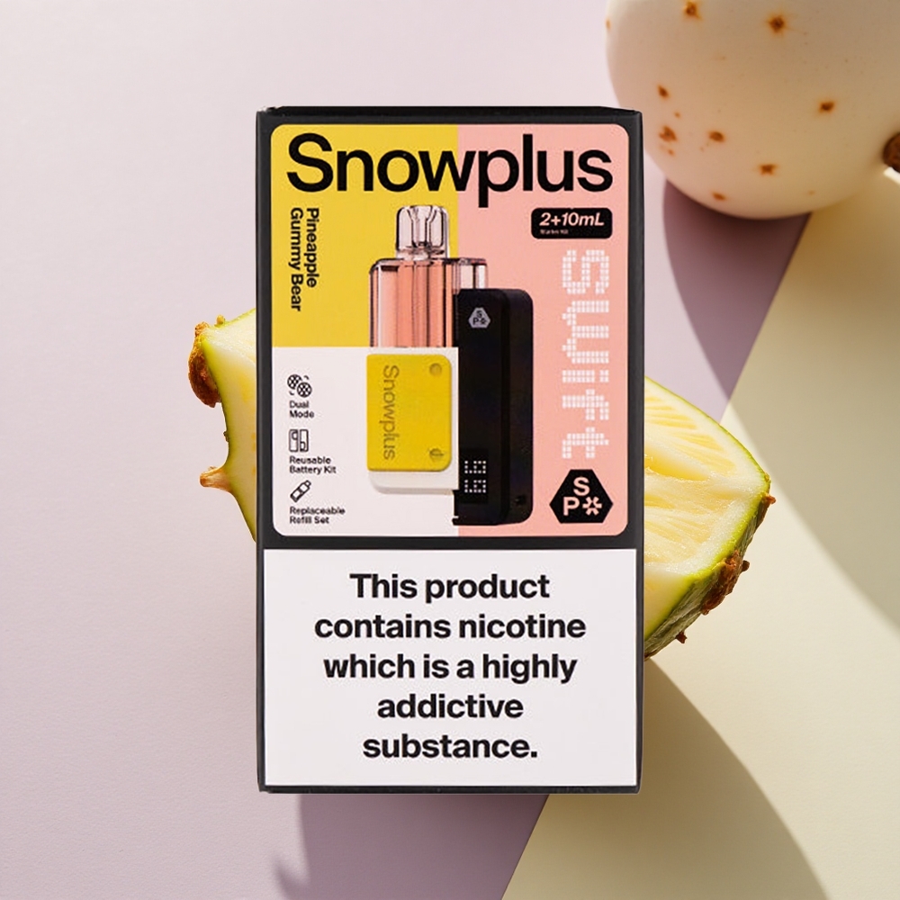 Snowplus Swift 5000 Puffs Ananasų Guminukas su 1000 mAh ir 2% nikotino