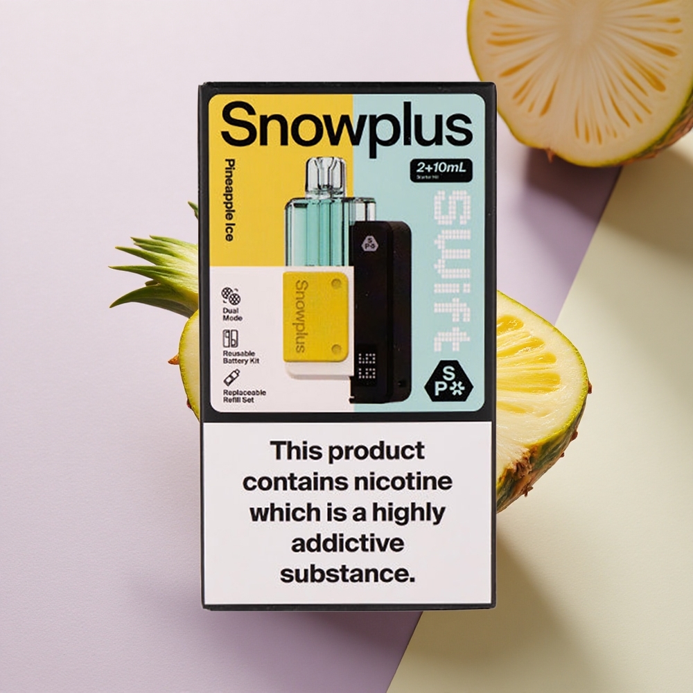 Snowplus Swift 5000 Puffs Ananasų Ledas 1000 mAh Dviguba Tinklelė