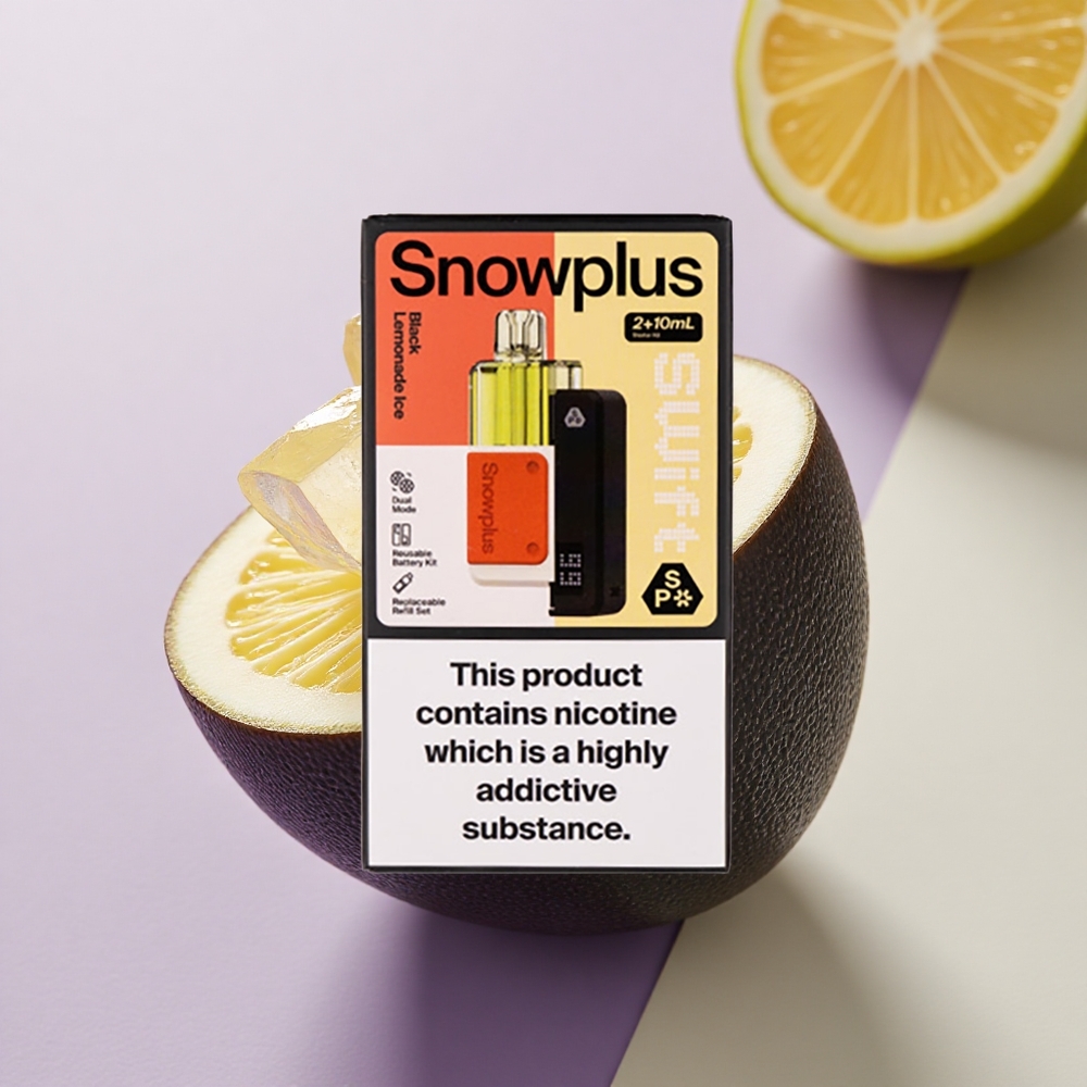 Snowplus Swift 5000 Puffs Juoda Limonadų Ledas su 1000 mAh ir 2% nikotino