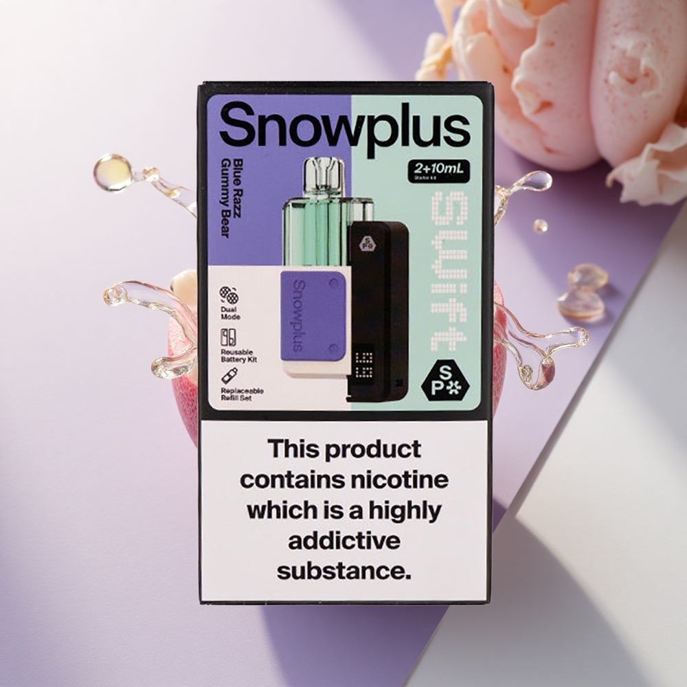 Snowplus Swift 5000 Puffs Mėlynoji Malšinukų Meškerė su 2% nikotino ir 1000 mAh