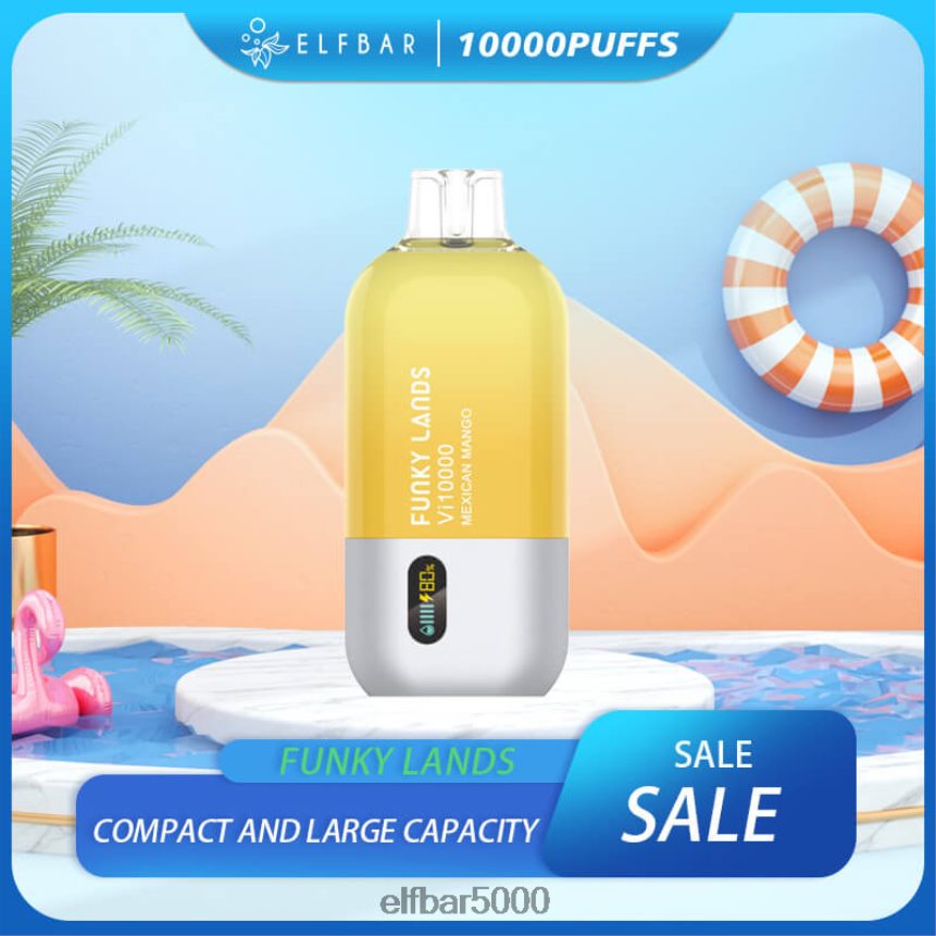 ELFBAR Funky Lands geriausio skonio vienkartinis vape vi10000 geriausias išpardavimas meksikietiškas mangas 6T86DN157 - ELFBAR Kaina
