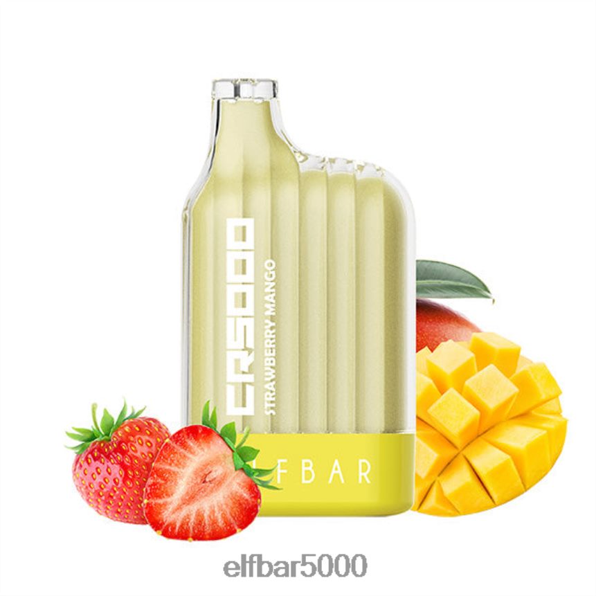 ELFBAR cr5000 vienkartinis vape 5000 įpūtimų arbūzas 6T86DN27 - ELF BAR Vape Flavors