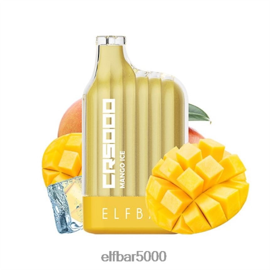 ELFBAR cr5000 vienkartinis vape 5000 įpūtimų kivi pasifloros gvajava 6T86DN31 - ELF BAR Vape