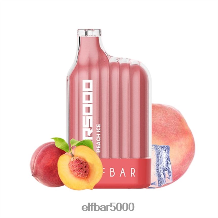 ELFBAR geriausio skonio vienkartinių vape cr5000 ledų serija persikų ledas 6T86DN20 - ELF BAR Bc5000 Lietuva