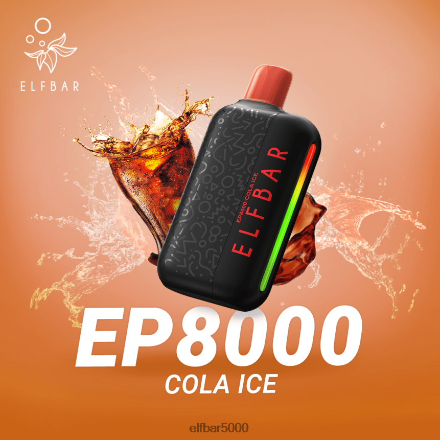 ELFBAR vienkartiniai vape nauji ep8000 pūstukai kivi pasifloros gvajava 6T86DN60 - ELF BAR Bc5002 Lietuva