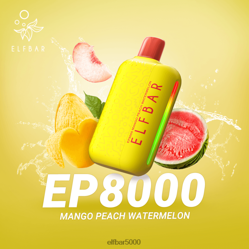 ELFBAR vienkartiniai vape nauji ep8000 pūstukai persikų ledas 6T86DN69 - ELF BAR Pods