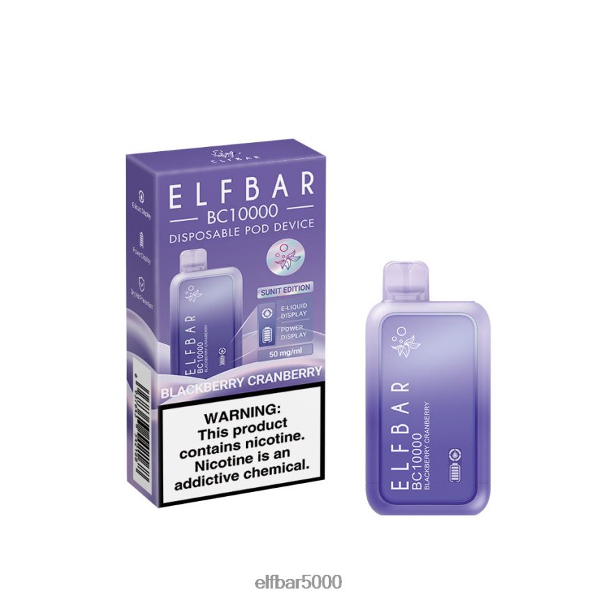 ELFBAR vienkartinis vape naujas bc10000 10000puffs gervuogių spanguolių 6T86DN35 - ELF BAR Af5001