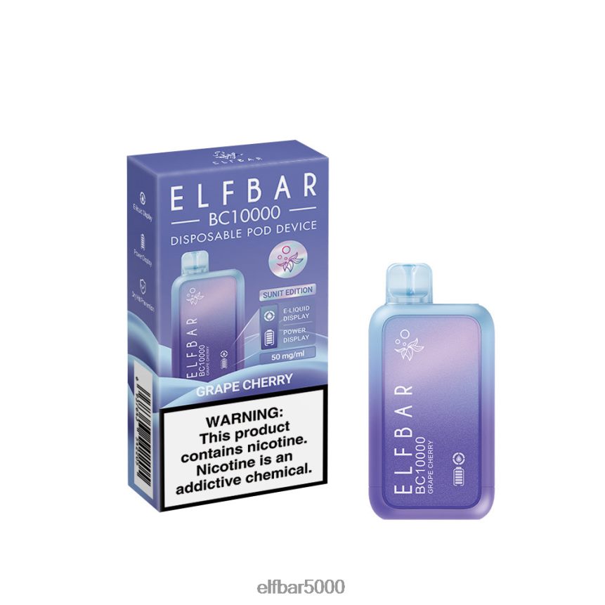 ELFBAR vienkartinis vape naujas bc10000 10000puffs vyšninis arbūzas 6T86DN38 - ELF BAR 5001