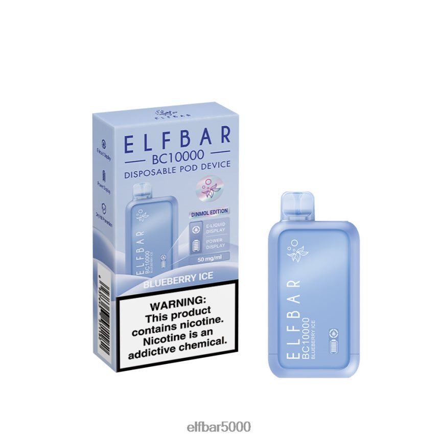ELFBAR vienkartinis vape naujas bc10000 10000puffs vynuogių ledas 6T86DN51 - ELF BAR Vape